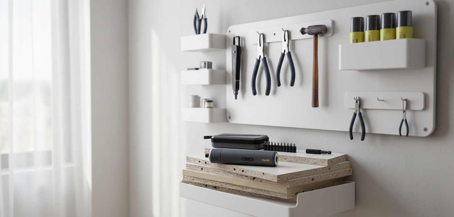 Maximizing Vertical Wall Space for Compact Tool Storage