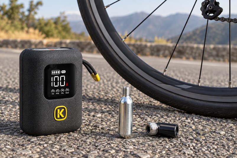Bike Pump or CO₂ Inflator: Which Is Better for a Roadside Flat?