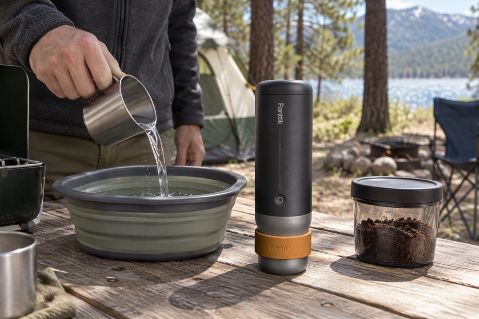 How to Clean Up After Brewing Coffee at a Campsite