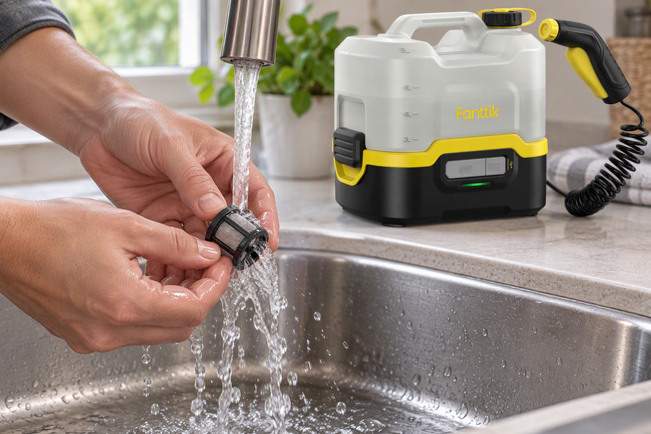 How to Clean a Pressure Washer Inlet Filter After Using a Tank