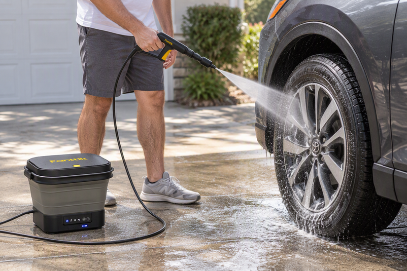 How Much Water Does a Cordless Pressure Washer Use? Plan It From Flow and Spray Time