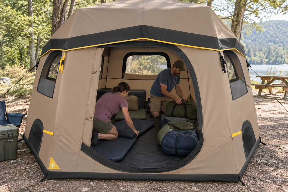 How to Size a Family Tent When Gear Must Stay Inside
