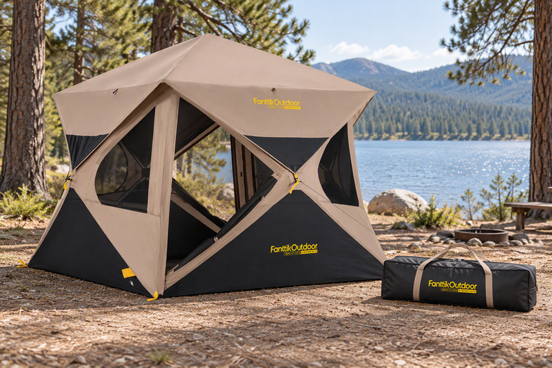 How to Fold an Instant Tent Without Forcing the Frame