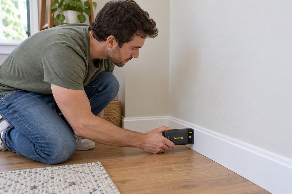 How to Measure Baseboard Length With a Laser Distance Meter