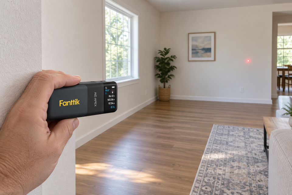 How to Measure an L-Shaped Room for Flooring With a Laser Meter