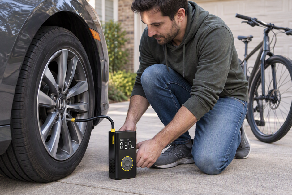 Can One Portable Pump Handle Both Car and Bike Tires?