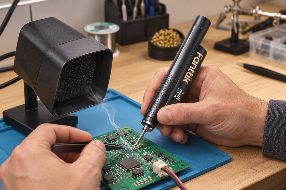 How to Set Up Ventilation for a Small Soldering Workspace
