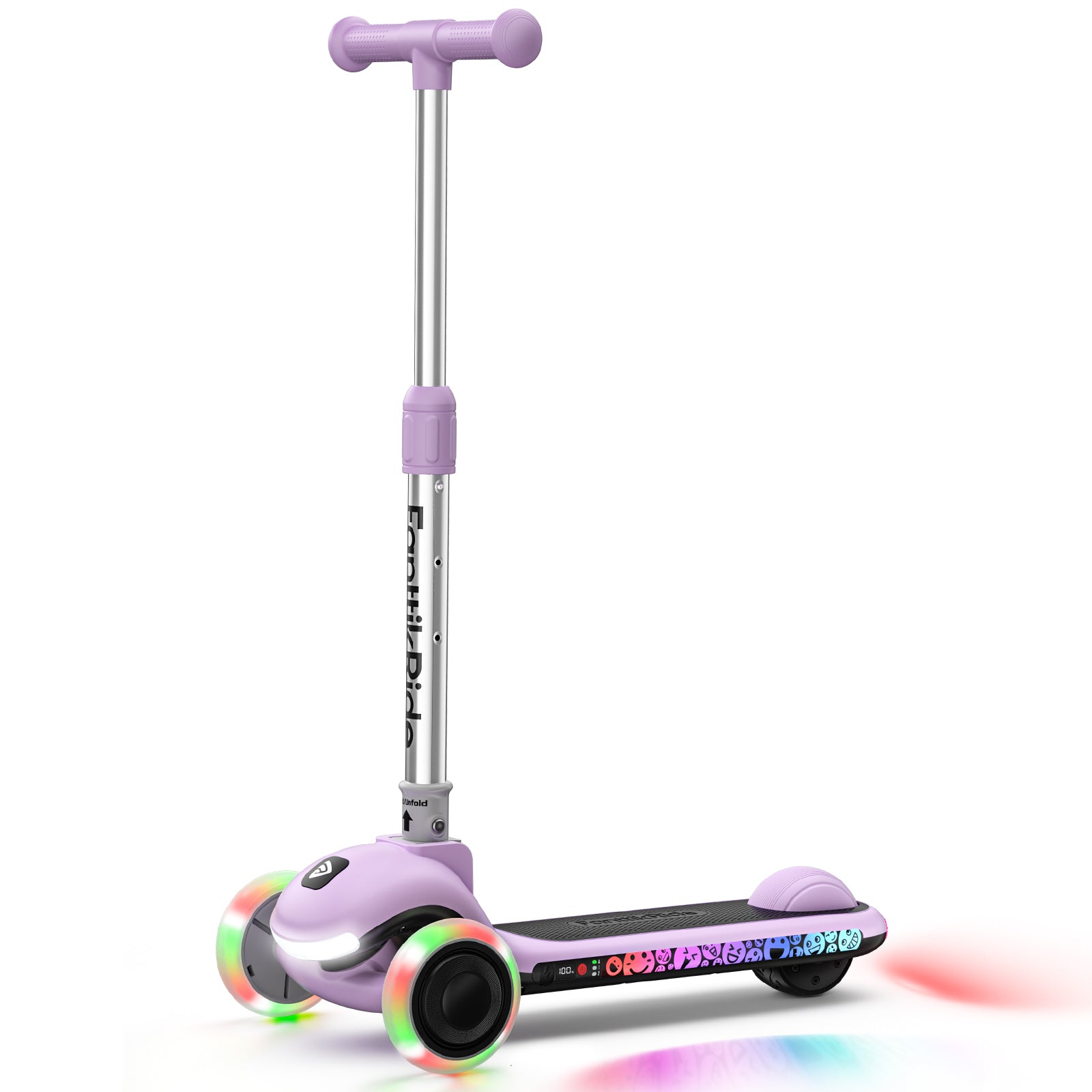 FanttikRide K9 Pro Electric Scooter for Kids 3-6, Adjustable Handlebar Height for Riders 3.3-4.6ft, 88 lbs, Up to 40 min Continuous Time, 4 Miles Range, AI & 2 Max Speed 3.7/6.2 MPH