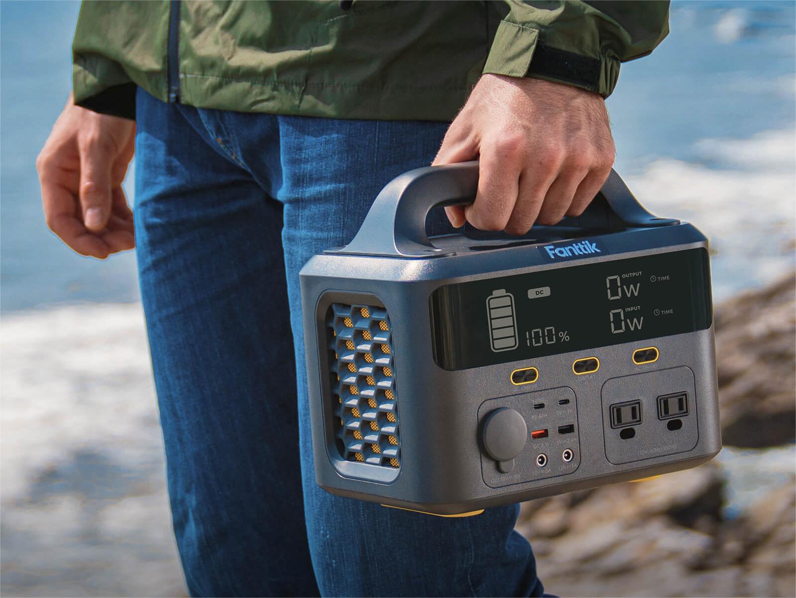 Fanttik EVO 300 Portable Power Station, 299Wh Backup Power Supply