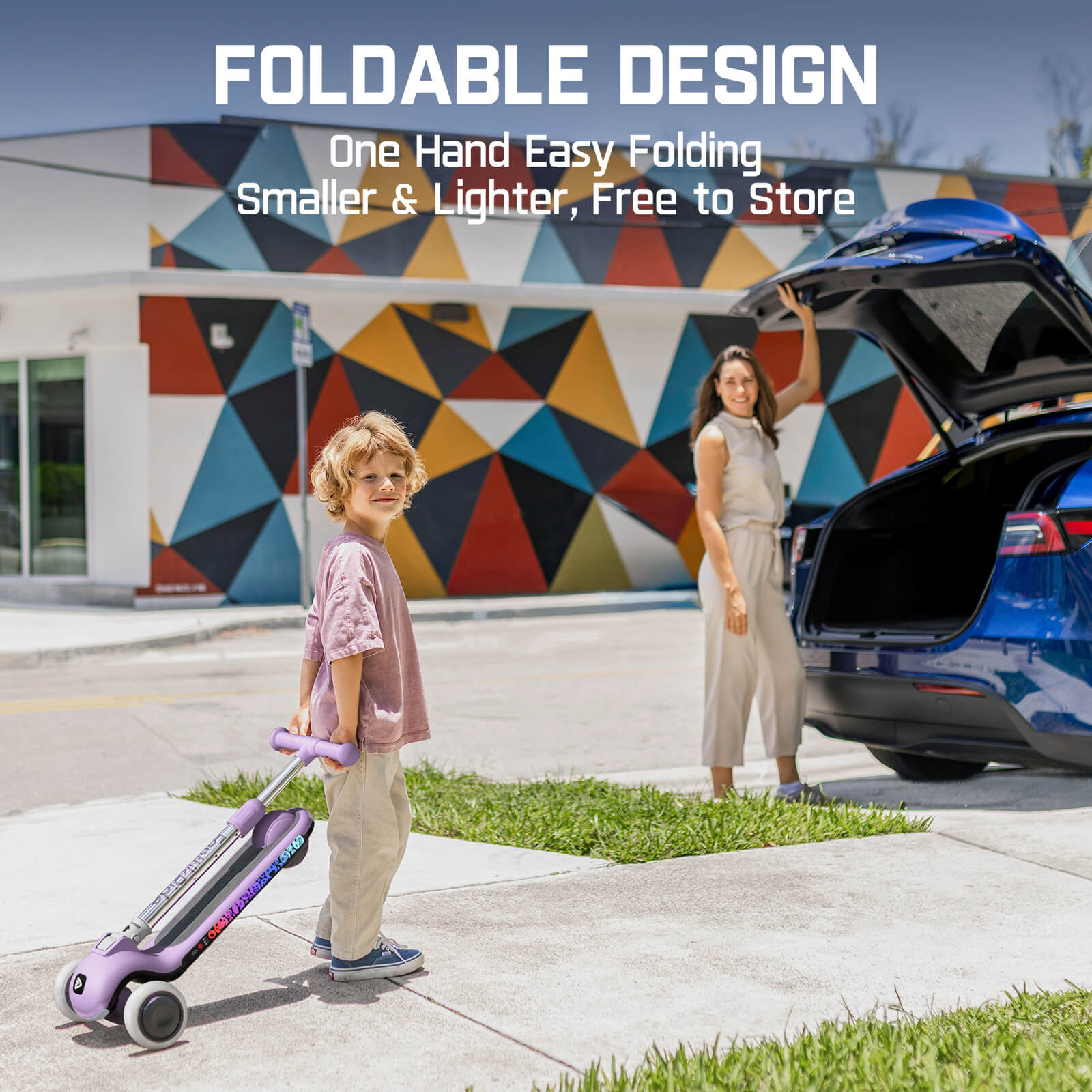 FanttikRide K9 Pro Electric Scooter for Kids 3-6, Adjustable Handlebar Height for Riders 3.3-4.6ft, 88 lbs, Up to 40 min Continuous Time, 4 Miles Range, AI & 2 Max Speed 3.7/6.2 MPH
