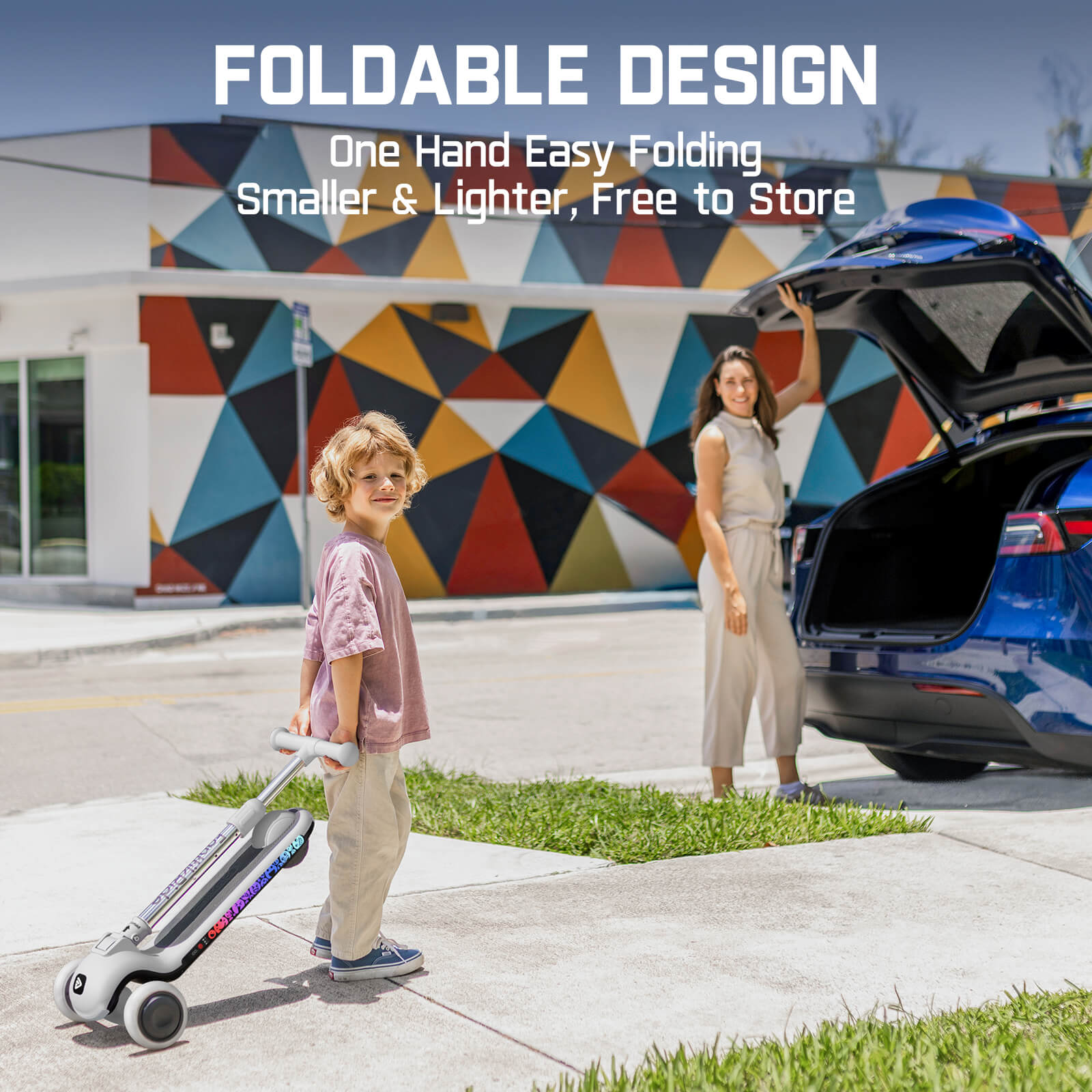 FanttikRide K9 Pro Electric Scooter for Kids 3-6, Adjustable Handlebar Height for Riders 3.3-4.6ft, 88 lbs, Up to 40 min Continuous Time, 4 Miles Range, AI & 2 Max Speed 3.7/6.2 MPH