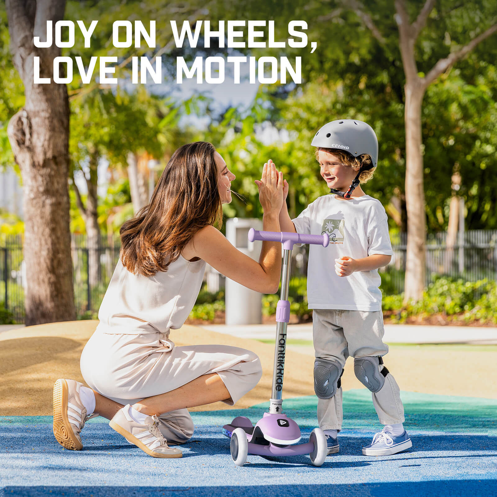 FanttikRide K9 Pro Electric Scooter for Kids 3-6, Adjustable Handlebar Height for Riders 3.3-4.6ft, 88 lbs, Up to 40 min Continuous Time, 4 Miles Range, AI & 2 Max Speed 3.7/6.2 MPH