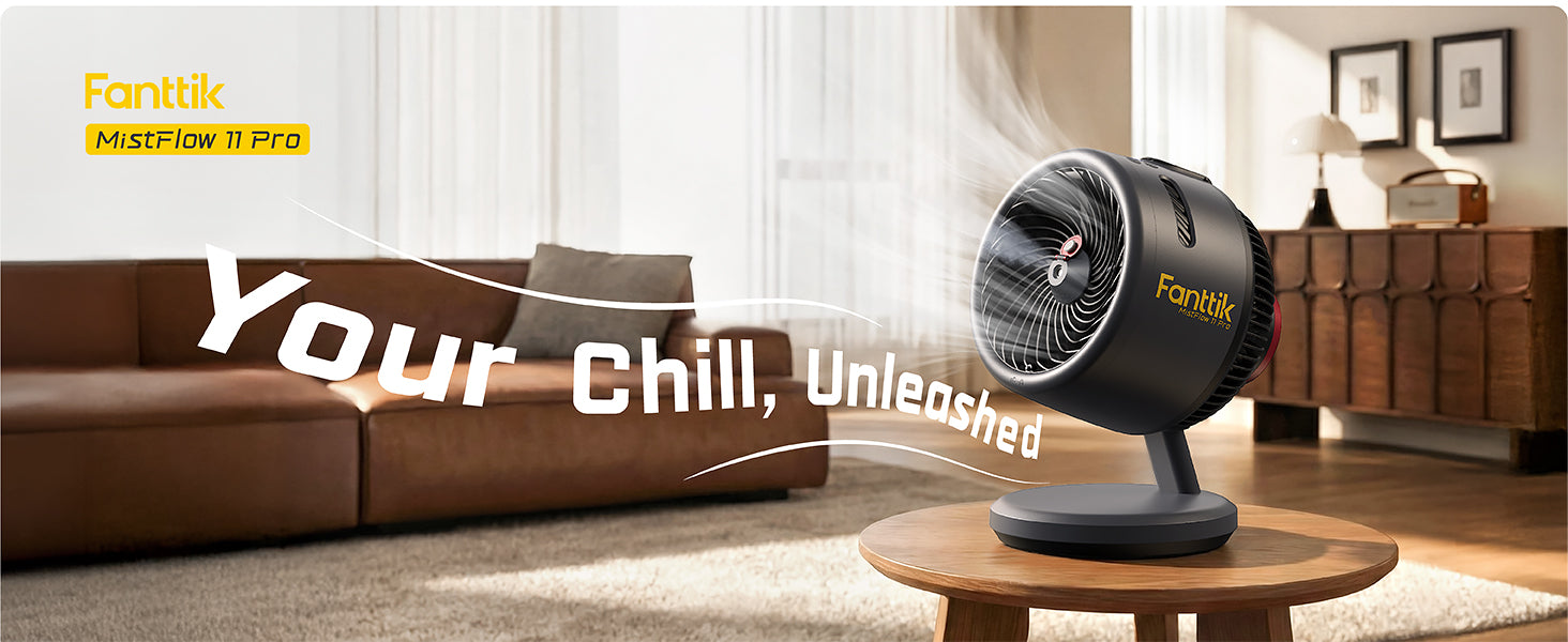 Fanttik MistFlow 11pro portable misting fan