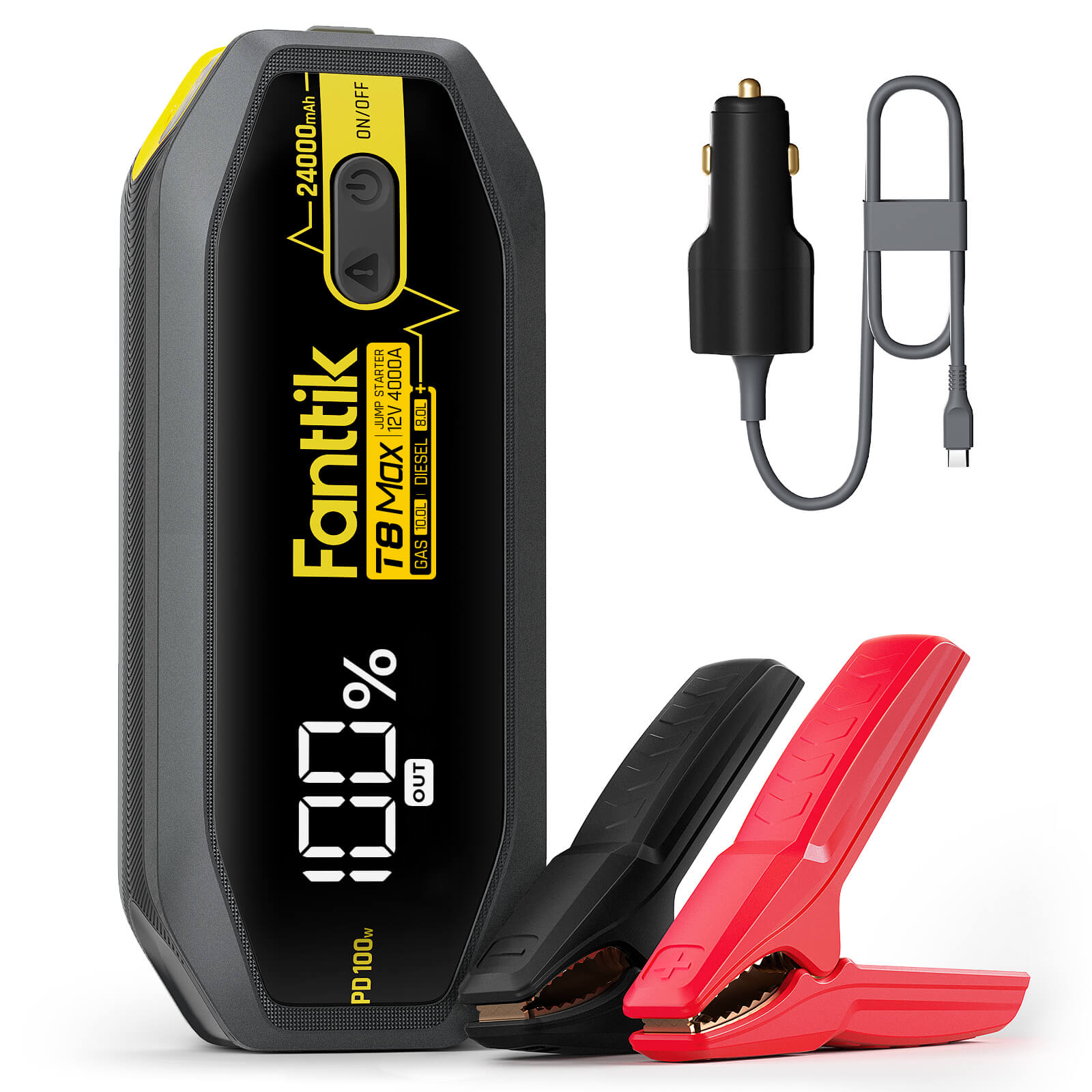 Fanttik T8 MAX 4000 Amp Jump Starter