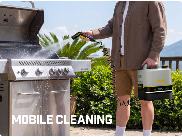 NB10 Nano portable cordless electric sprayer is ideal for tackling hard-to-reach corners and gaps indoors, this portable pressure washer brings convenience to your cleaning routine