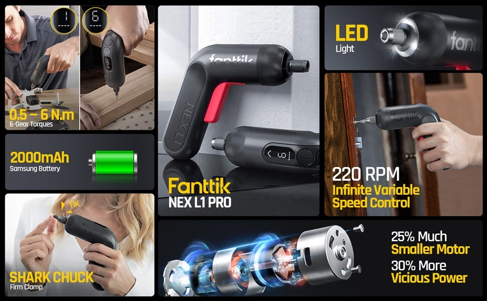 Fanttik NEX L1 Pro Electric Screwdriver
