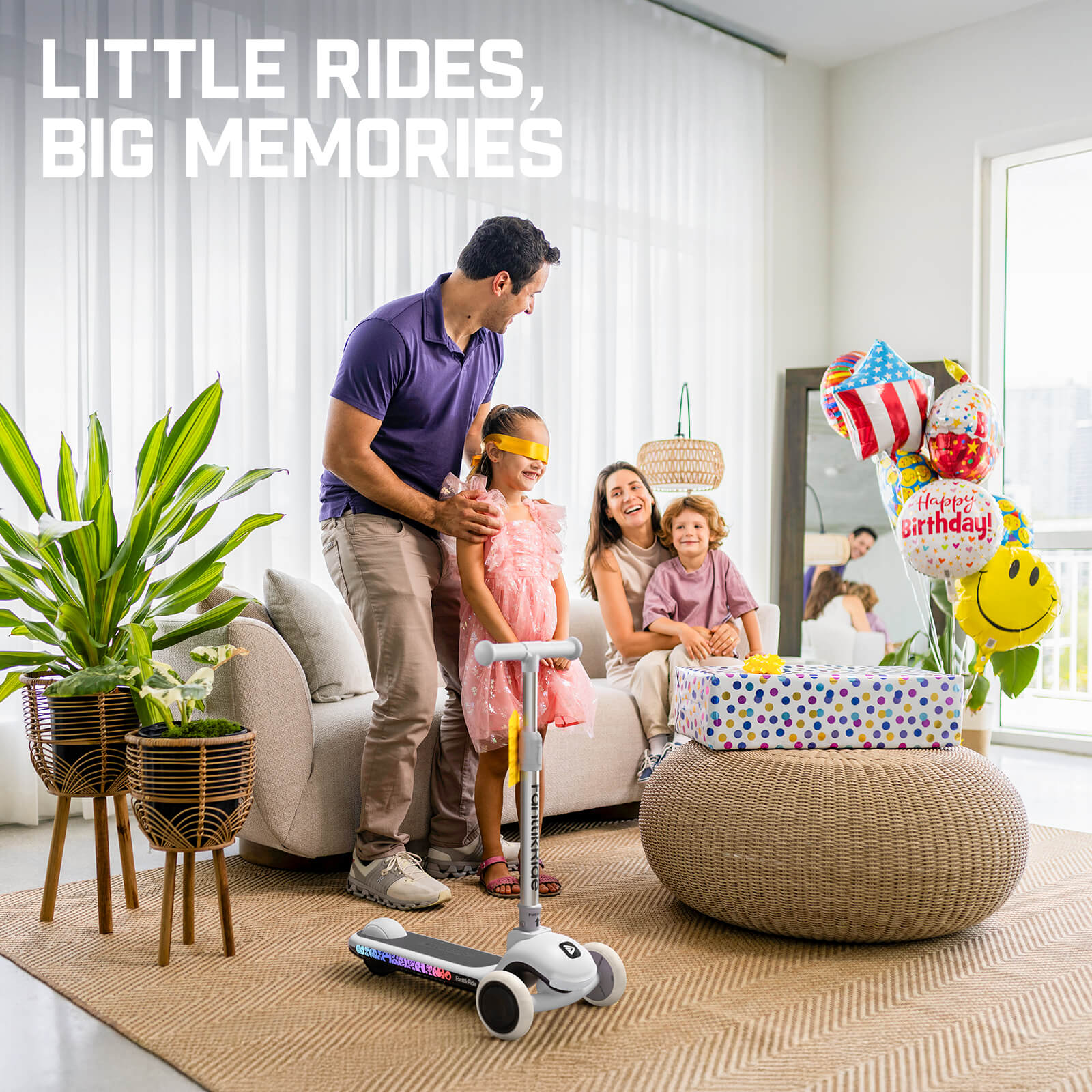 FanttikRide K9 Pro Electric Scooter for Kids 3-6, Adjustable Handlebar Height for Riders 3.3-4.6ft, 88 lbs, Up to 40 min Continuous Time, 4 Miles Range, AI & 2 Max Speed 3.7/6.2 MPH
