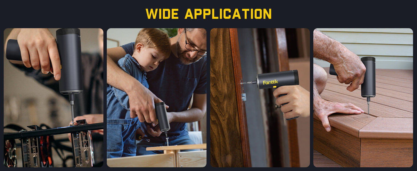 Fanttik L1 Ace Cordless Power Screwdriver, Electric Screwdriver Kit with EVA Storage Bag