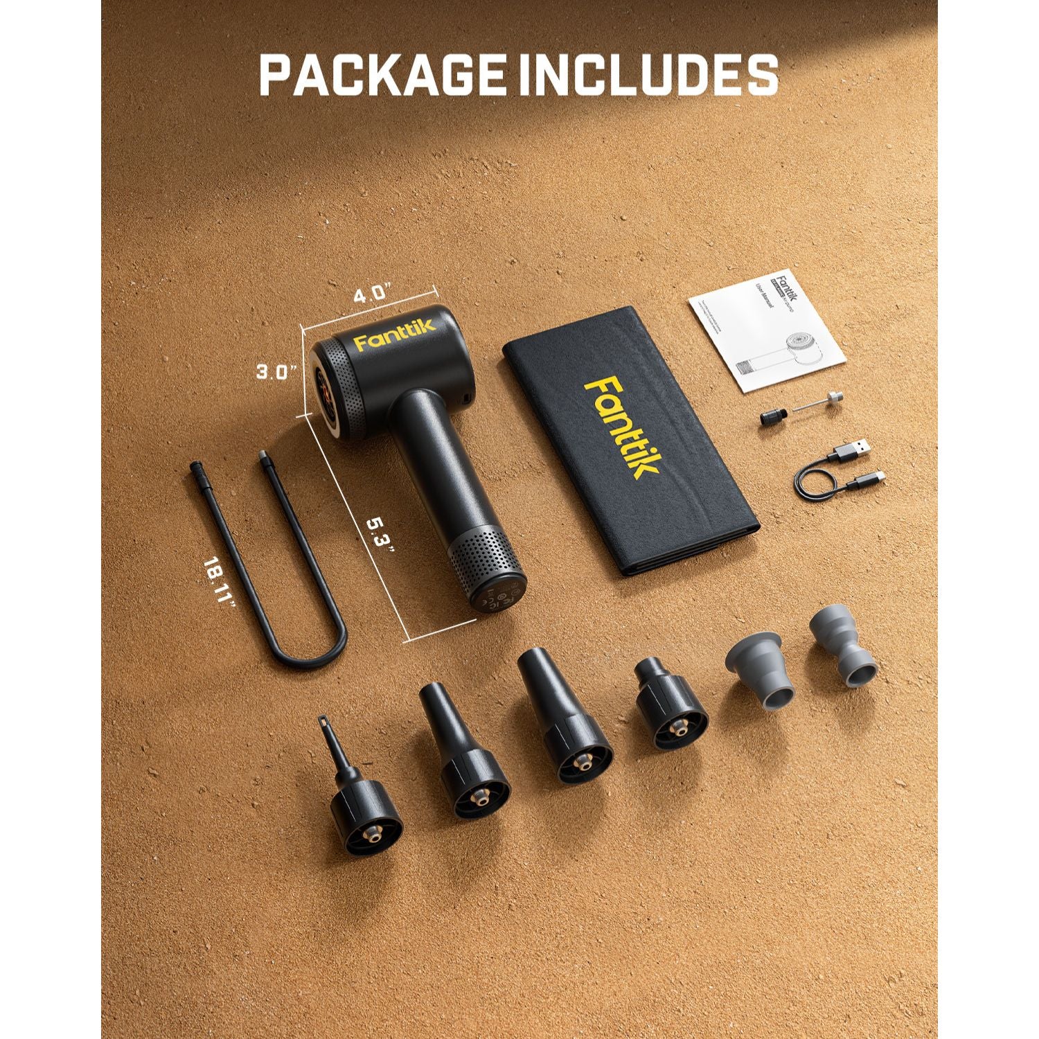 Fanttik X9 Classic Portable Tire Inflator, Jet-Inflate/Deflate Air Compressor with Light and Power Bank, 150PSI Cordless Air Pump for Car, Motorcycle, Bike, Ball, Air Mattress, Kayak, Swimming Ring