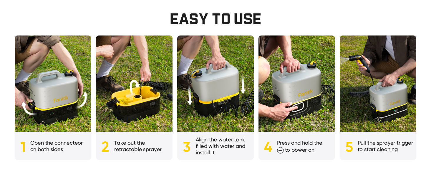 How to use Fanttik NB10 Nano Portable Cordless Electric Sprayer