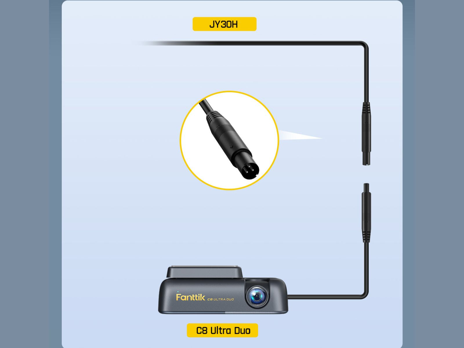 Fanttik JY30H Intelligent Hardwire Kit For C8 Ultra Duo Dash Cam