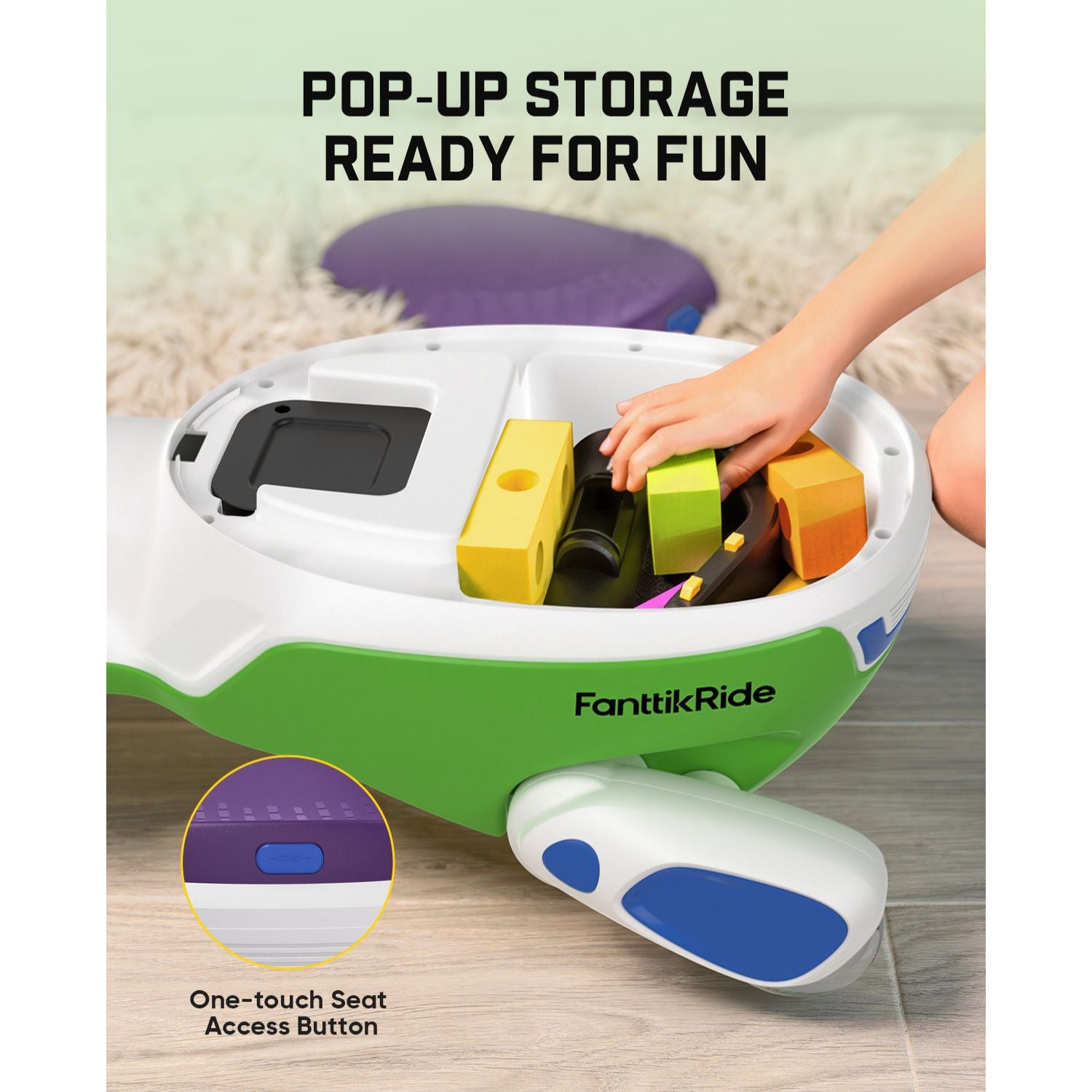 FanttikRide N10 Pro 12V Electric Wiggle Car with Pedal