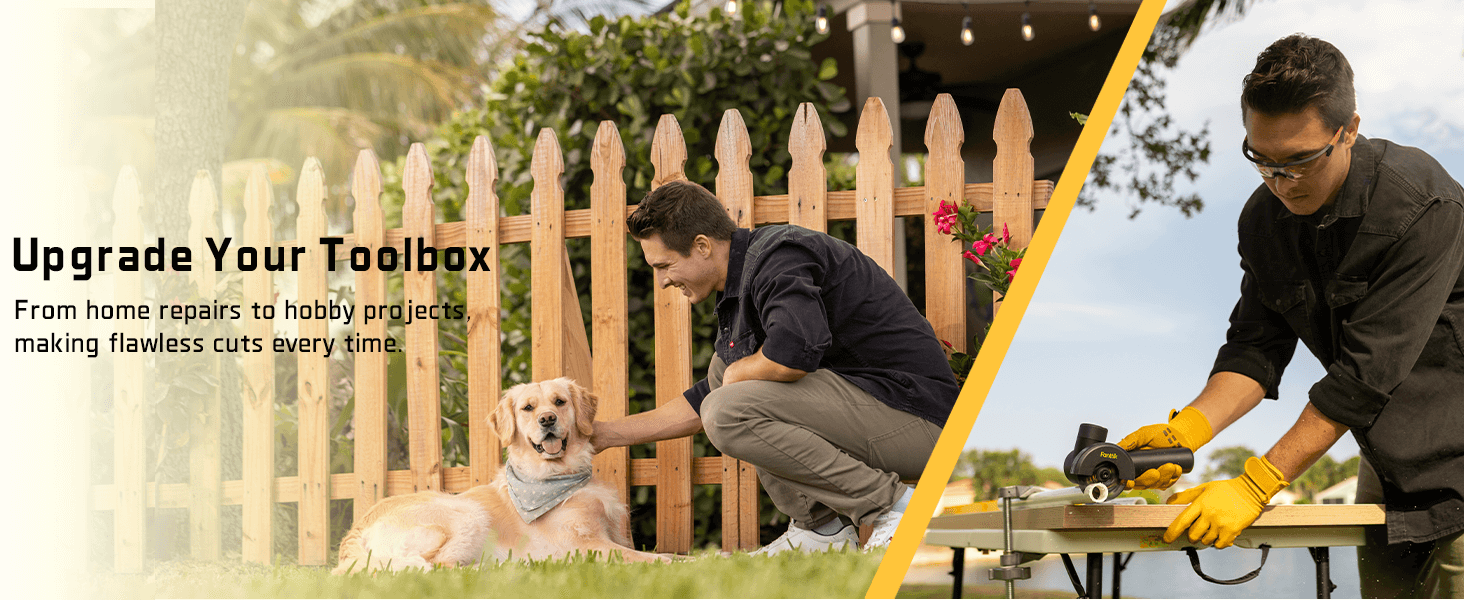 Fanttik M10 ACE Cordless Angle Grinder Brushless, 3 Inch Compact Cut Off Tool with LED Display, 3 Variable Modes, Double Security, Type-C Fast Charging, 10000RPM Mini Cutter with 4 Blades