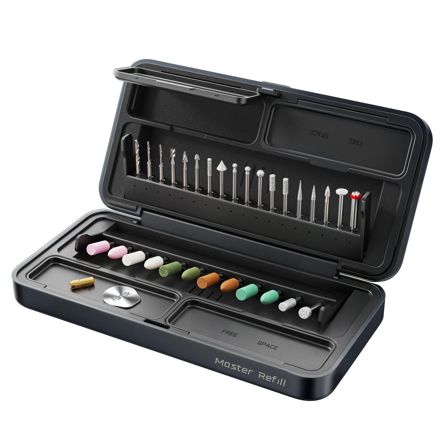 Fanttik Master Refill 42Pcs 3/32" Rotary Tool Accessory Kit