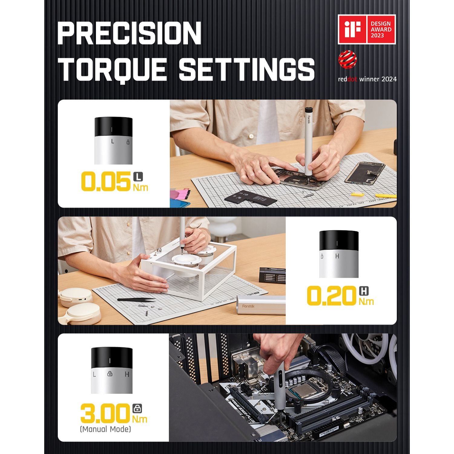 Fanttik E1 MAX Precision Electric Screwdriver