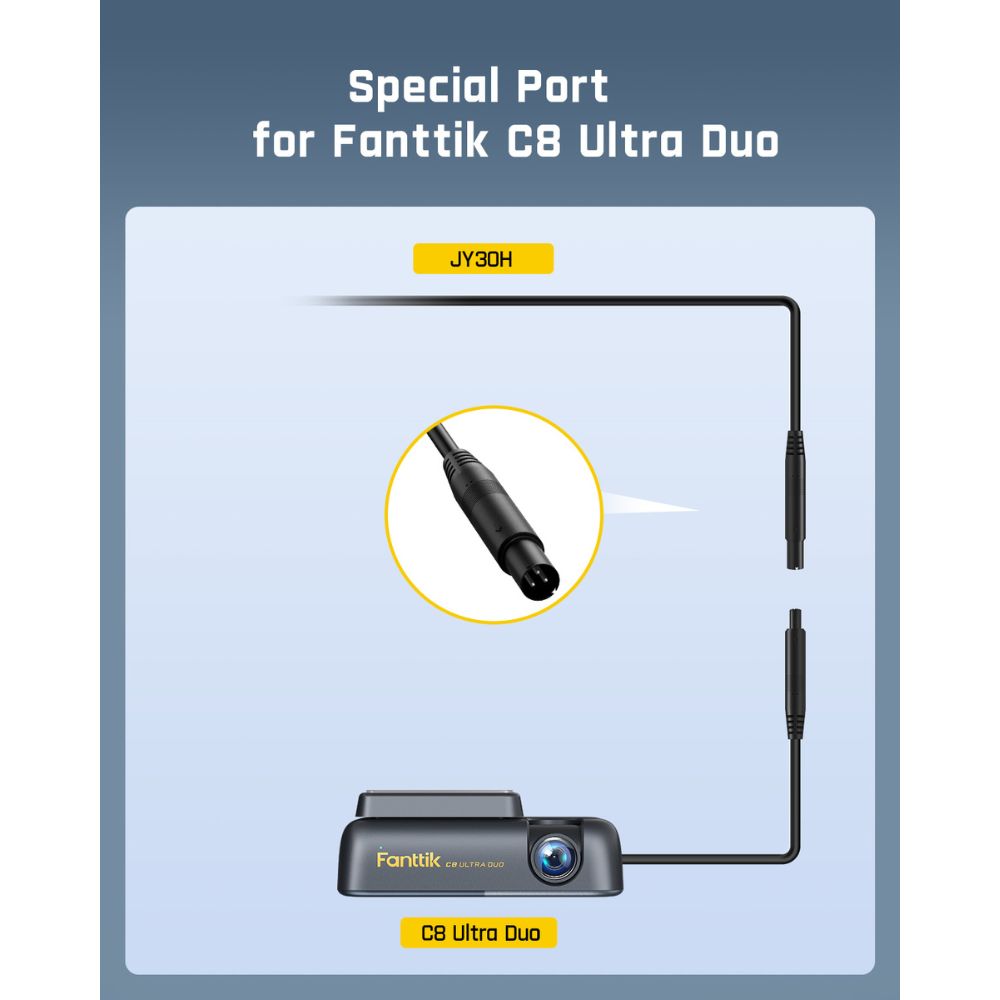 Fanttik JY30H Intelligent Hardwire Kit for C8 Ultra Duo Dash Cam