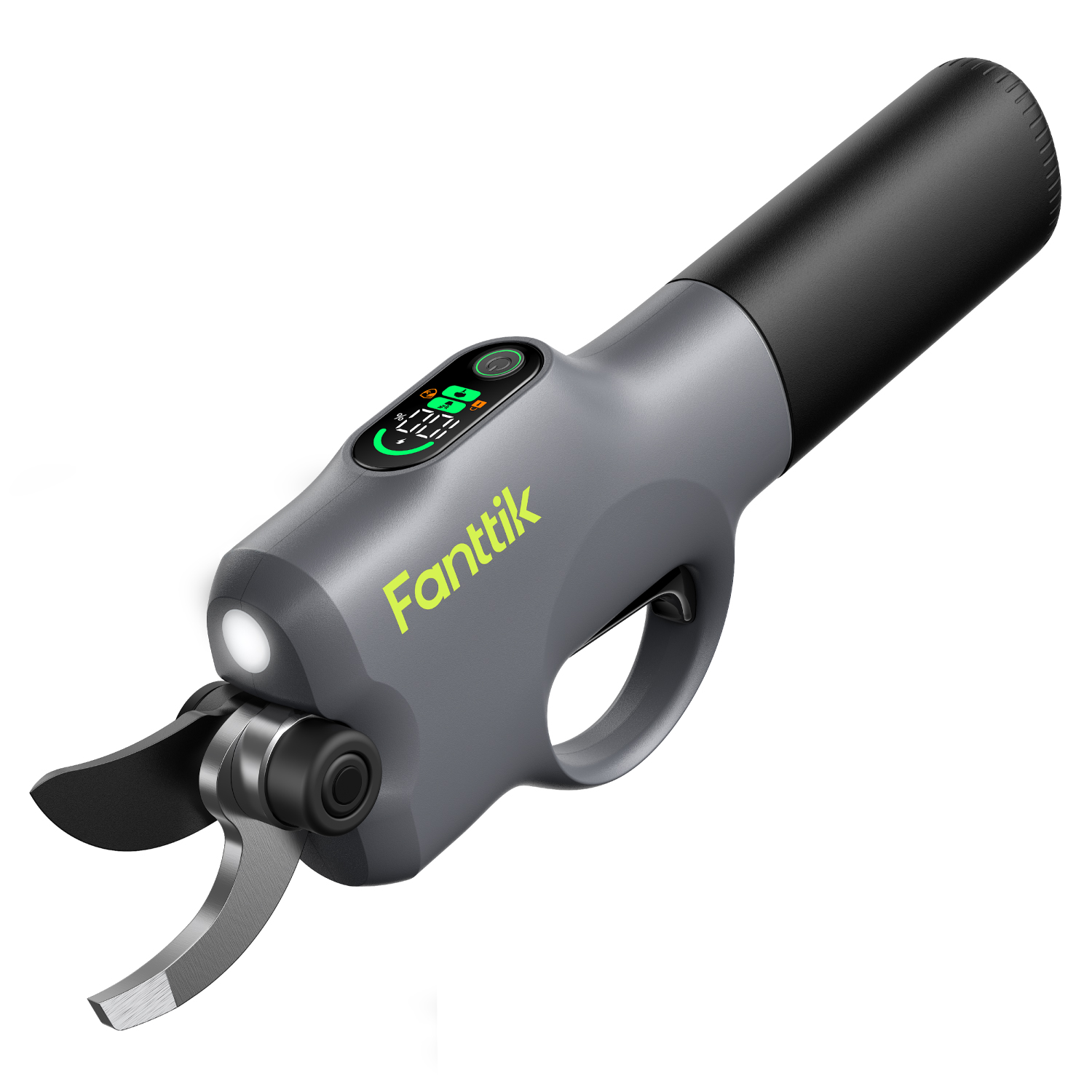 Fanttik Y10 Pro 7.2V Cordless Pruning Shears with Brushless Motor, LED Display, 4-Level Safety System, USB-C Fast Charging, SK5 Steel Blade for Branch Trimming