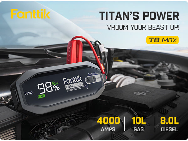 Fanttik T8 MAX 4000 Amp Jump Starter