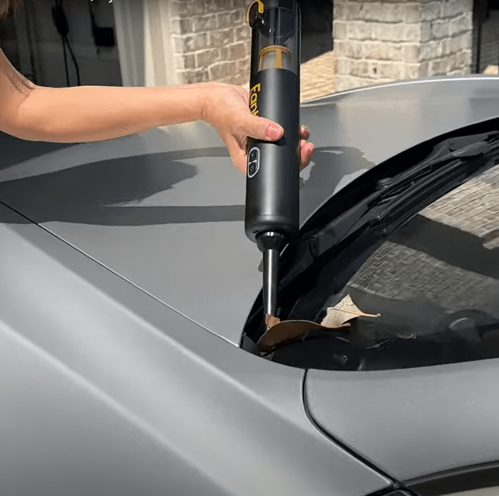 Fanttik Slim V8 Apex Car Vacuum, 19000PA High Power, 4 in 1 Portable Mini Vacuum, 2.5H Type-C Fast Charge, 40 Mins Runtime, RobustClean™ Handheld Vacuum for Car, Home, Keyboard Cleaning