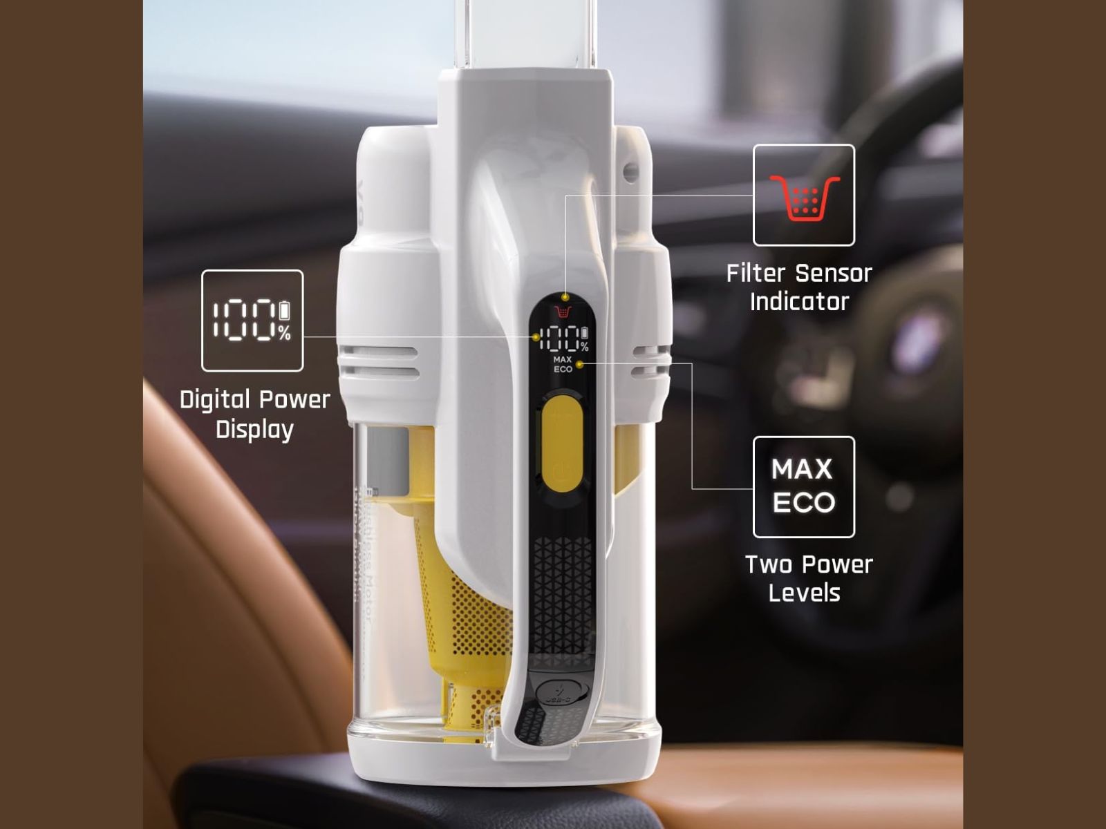 Fanttik RobustClean V9 Mate Cordless Car Vacuum