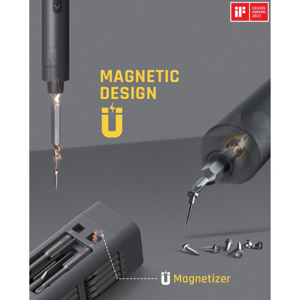 Fanttik E1 MAX Precision Electric Screwdriver, Precision Screwdriver Set with 50 Magnetic Precision Bits, 2 Gears Torque, Cordless, Repair Tool Set for Phone Camera Laptop Watch