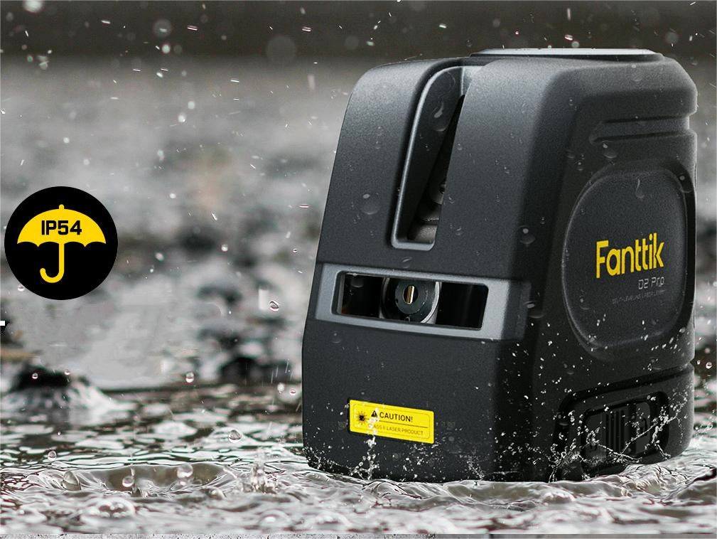 Fanttik D2 PRO Laser Level, Self-leveling Laser Level with LED Screen, 200ft Outdoor Green Cross Line, 130° Vertical Beam Spread Cover, 2600mAh Built-in Rechargeable Battery, 360° Magnetic Base