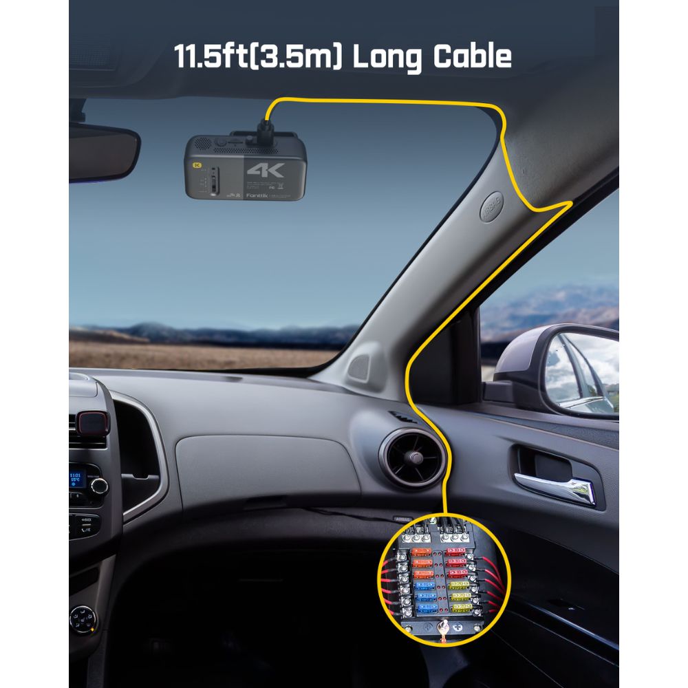 Fanttik JY30H Intelligent Hardwire Kit for C8 Ultra Duo Dash Cam
