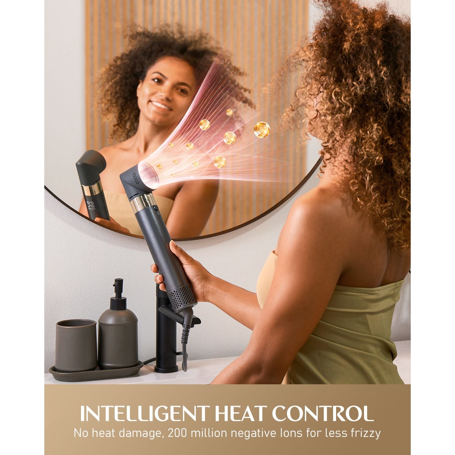 EROS A10 APEX Hair Multi-Stylers with Auto-Wrap Curlers, Round Brush, Oval Brush, Drying Concentrator and Storage Bag, for Curls, Waves, Blowouts & Volume