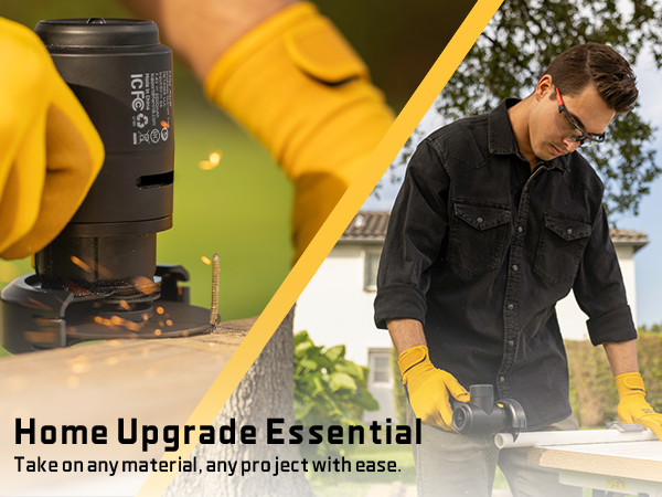 Fanttik M10 ACE Cordless Angle Grinder Brushless, 3 Inch Compact Cut Off Tool with LED Display, 3 Variable Modes, Double Security, Type-C Fast Charging, 10000RPM Mini Cutter with 4 Blades