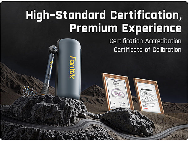 Fanttik WB10 Nova 1/4 Inch Drive Click Torque Wrench Set, 2-10 Nm, 14 Bits Dual-Direction Adjustable 72-Tooth Torque Wrench for Bike