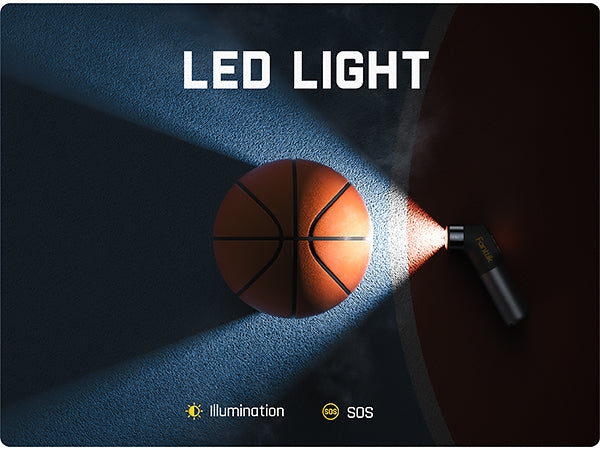 Fanttik X10 Nano Electric Ball Pump Inflation and Deflation, Ultra Fast Inflation with Precise Pressure Gauge, Ball Pump for Basketball, Soccer, Football, Volleyball (Max 19.9PSI)