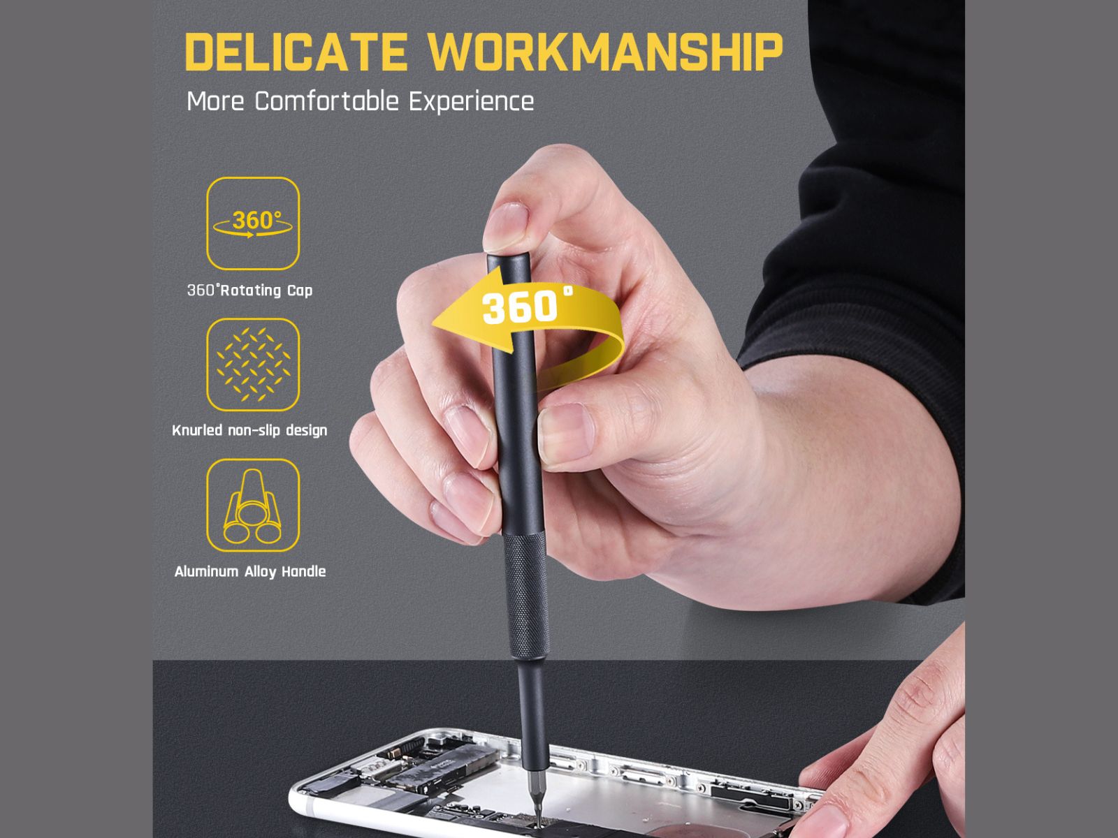 Fanttik X5 MAX Precision Screwdriver Set, 50-in-1 Magnetic Bits