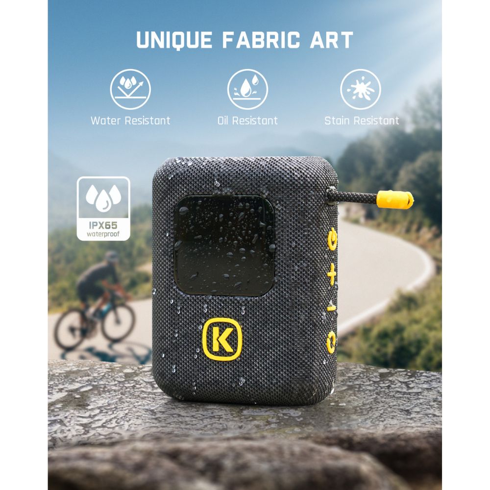 Fanttik X8 Ace Bike Pump 150PSI Fast Portable Tire Inflator, Coreless Rechargeable Electric Bicycle Air Pump, Auto Stop, with Presta and Schrader Valve for E-Bike, Mountain Bike, City Bike, Road Bike