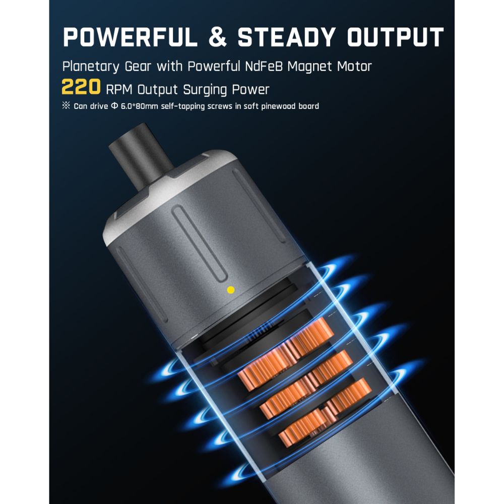 Fanttik NEX S1 Pro 3.7V Cordless Power Screwdriver Kit & E1 MAX Mini Precision Electric Screwdriver Set