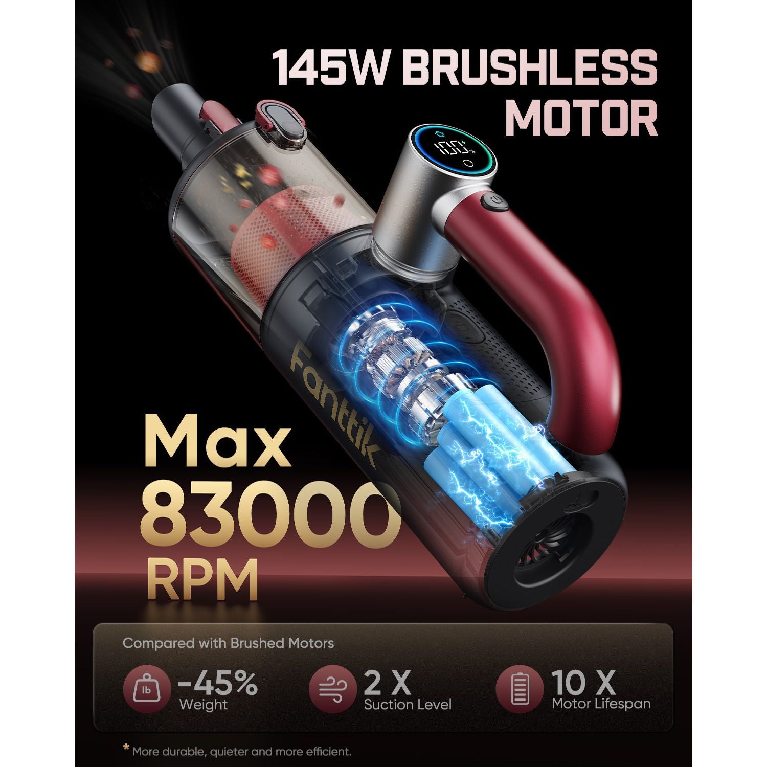 Fanttik Cruise V11 APEX Cordless Handheld Vacuum