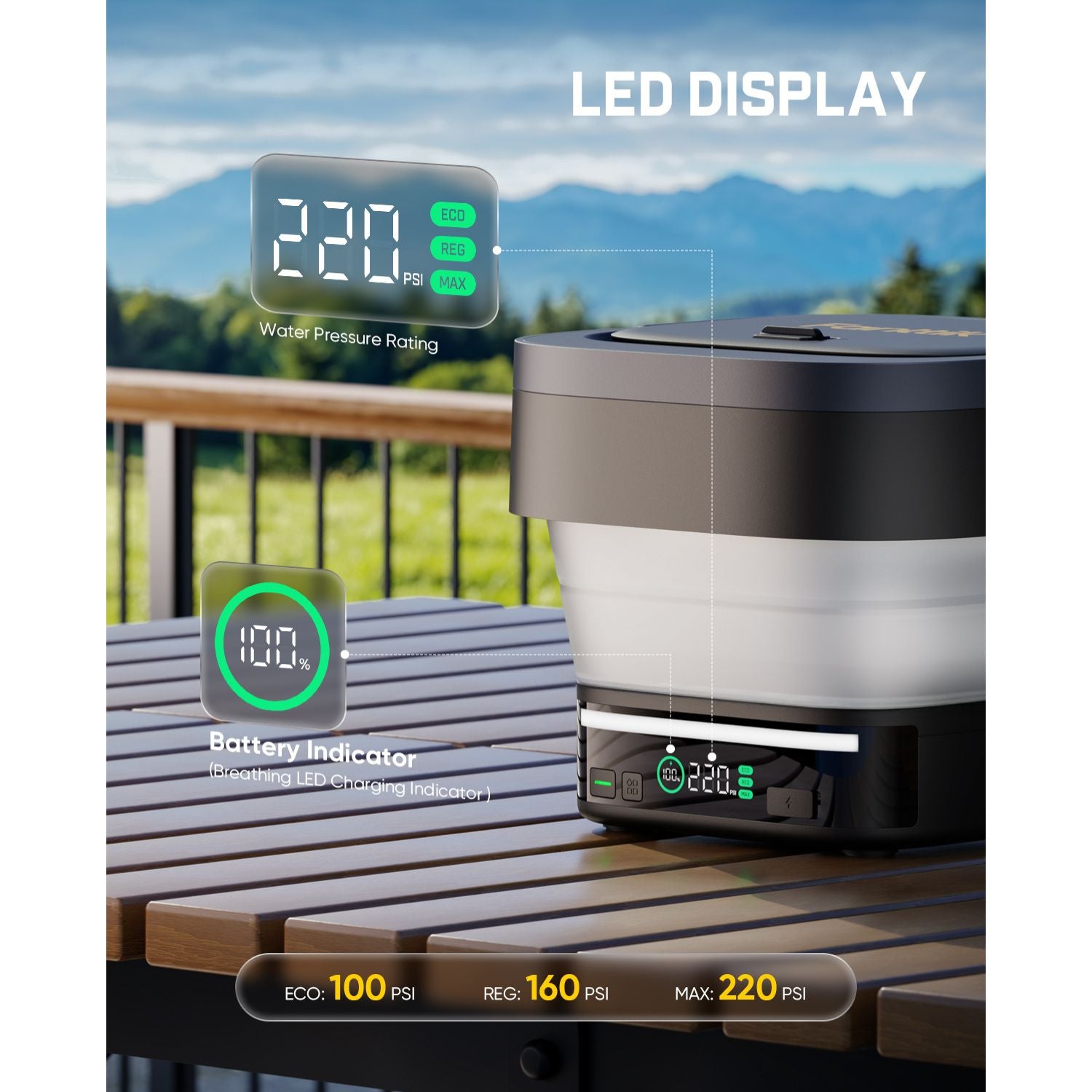 Fanttik NB10 Fold Cordless Pressure Washer