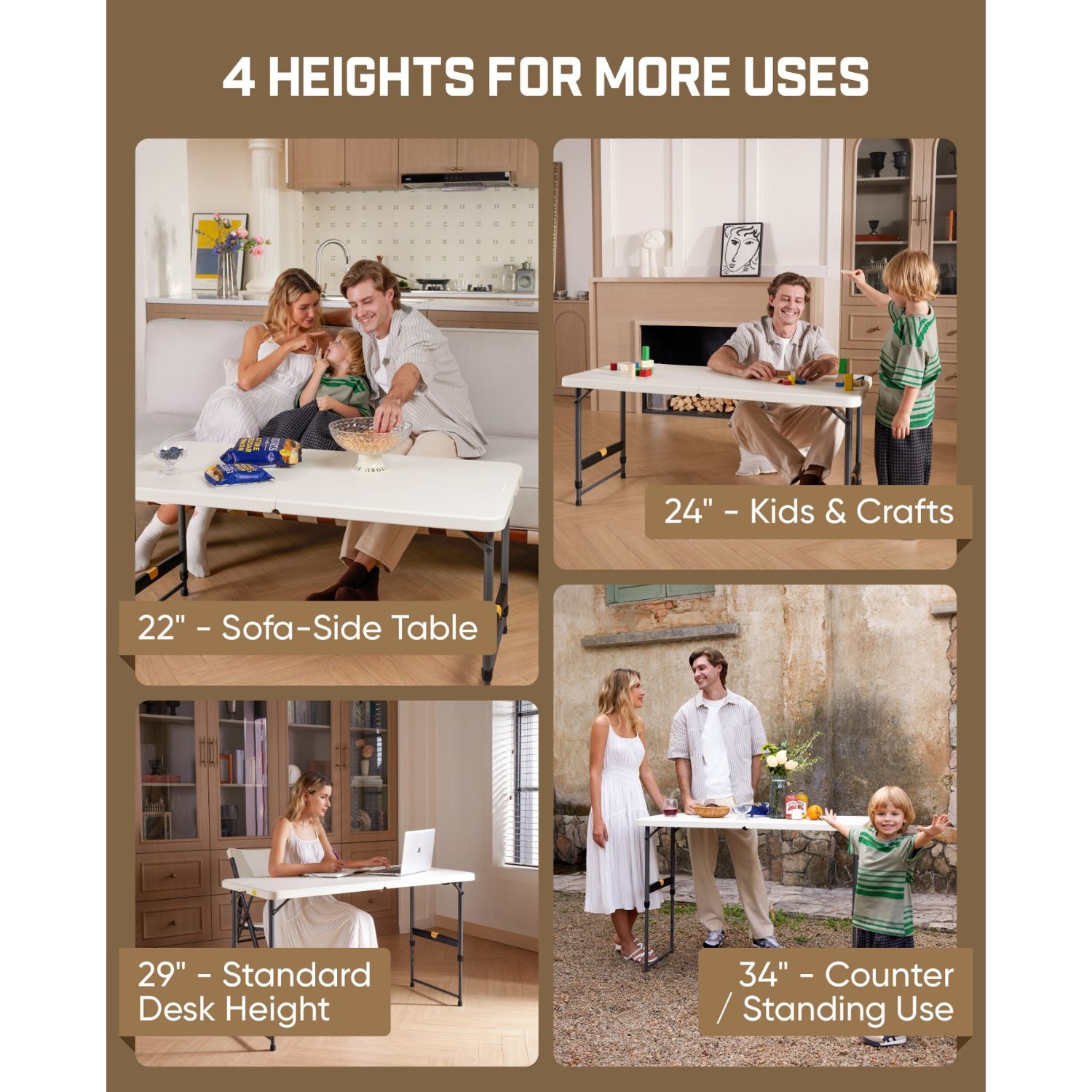 FanttikOutdoor Zeta X4 Pro 4ft Folding Table