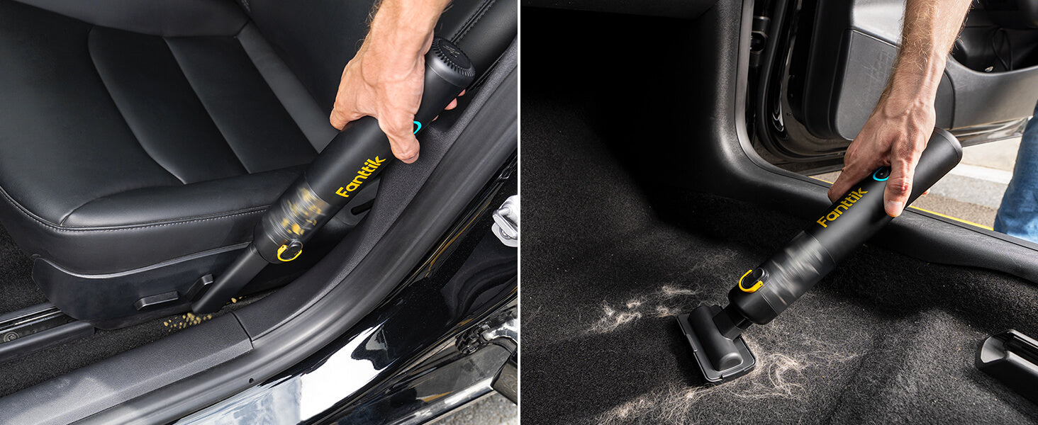 Fanttik 2-Pack Replacement HEPA Filter, Washable and Reusable Filter, Fits for Fanttik V8 Mate Car Vacuum