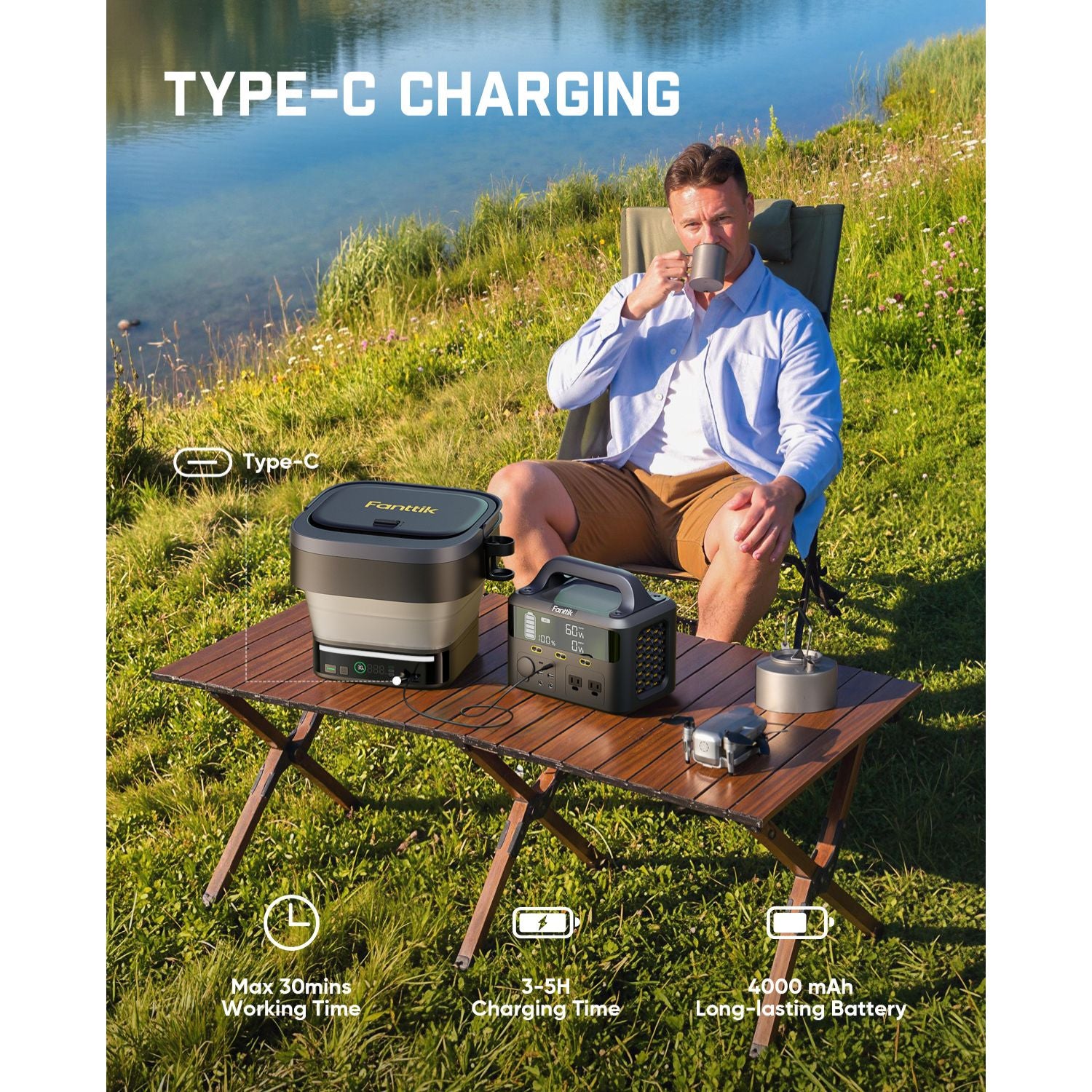 Fanttik NB10 Fold Cordless Pressure Washer