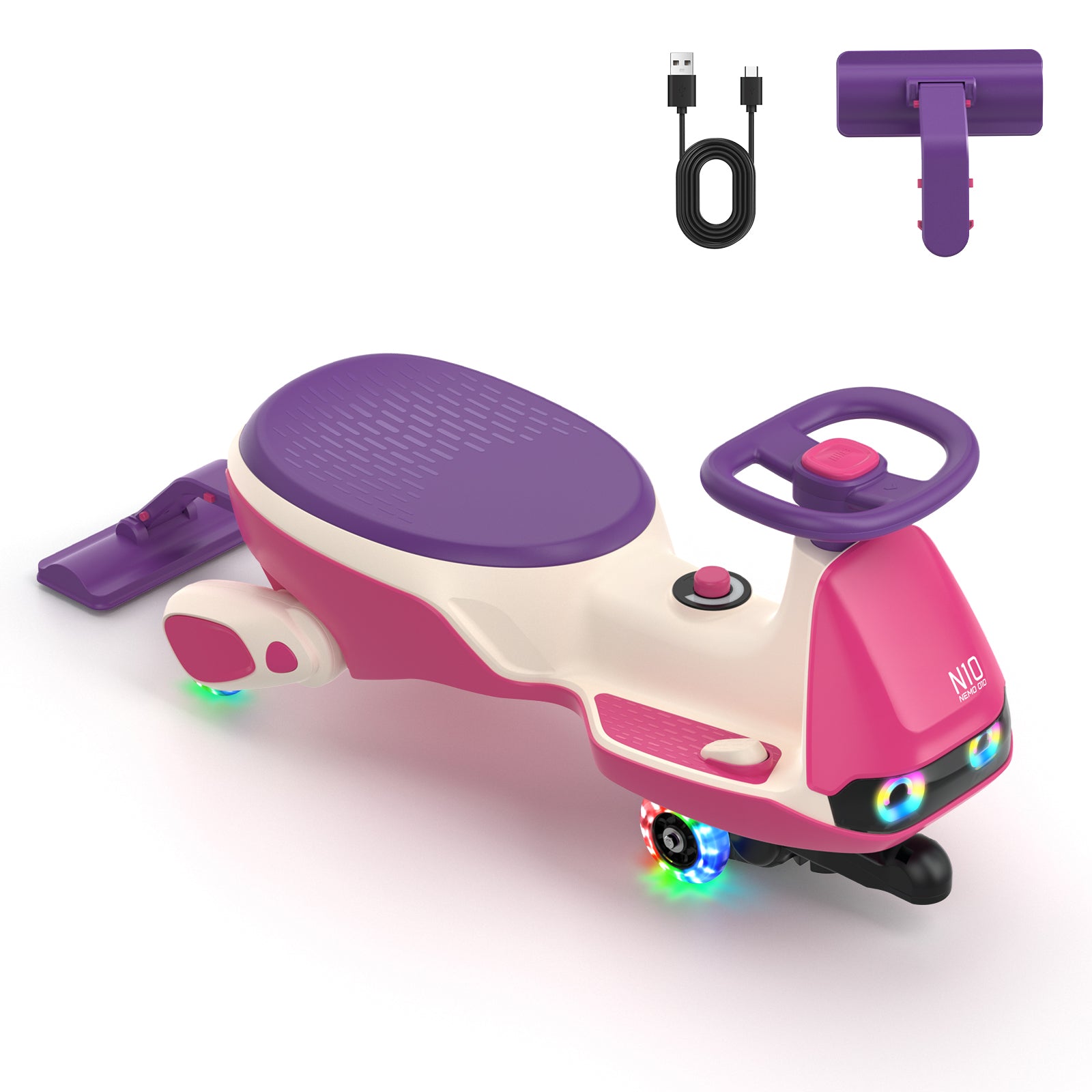 FanttikRide N10 Pro 12V Electric Wiggle Car with Pedal